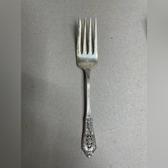 Rose Point Wallace Sterling 1934 4 Piece Dinner Setting No monogrammed - Picture 2 of 15